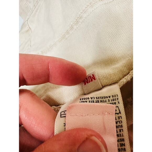 L’AGENCE Off-White 100% Cotton Structured Double-Breasted Wayne Jacket Blazer M - Picture 10 of 16